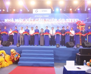 Long An khánh thành nhà máy sản xuất kết cấu thép Công ty TNHH Thép thông minh Toàn Cầu