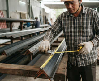 Chọn thép V: kiểm tra kích thước cạnh, độ dày và nhu cầu sử dụng