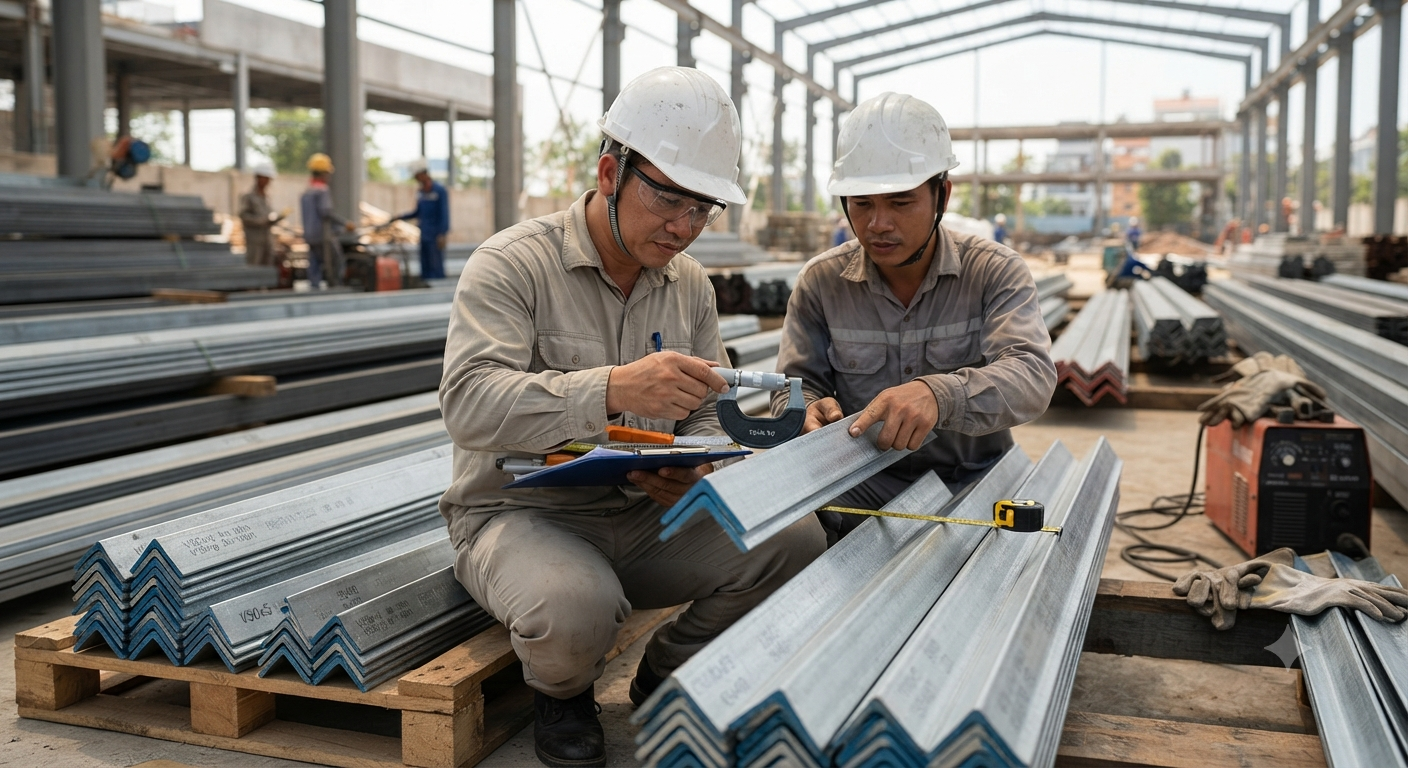 Các tiêu chí kỹ thuật cốt lõi khi chọn thép V